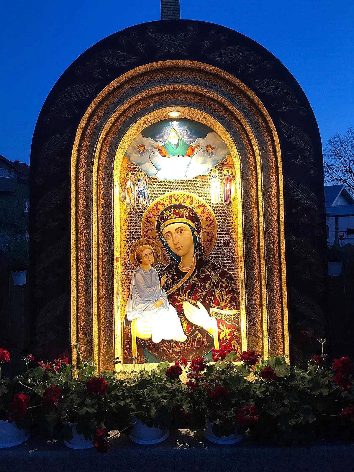 Theotokos with Child — Illuminated Shrine