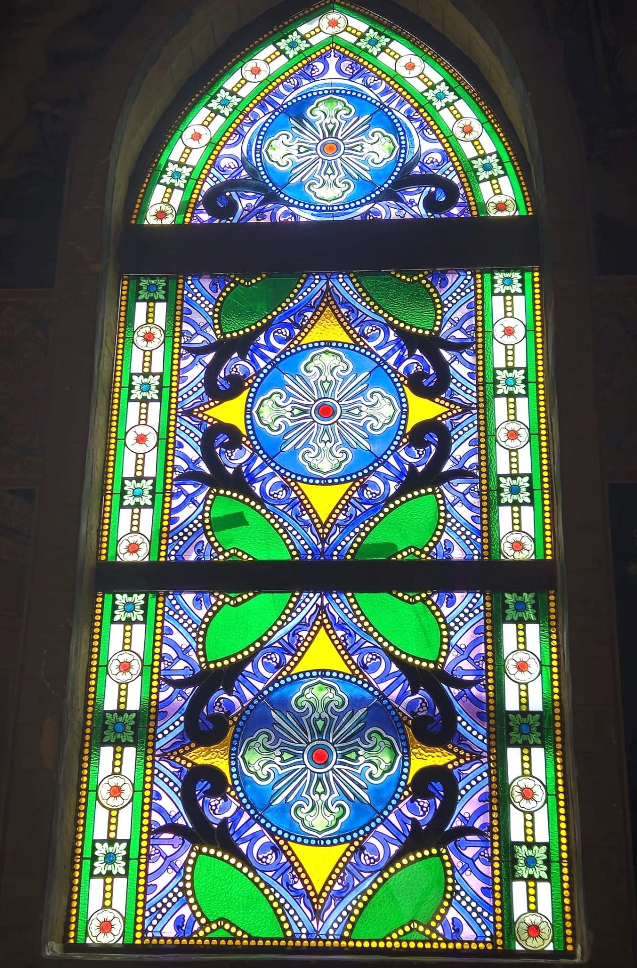Ornamental Gothic Panel — Church Window